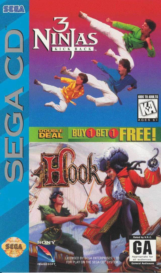 3 Ninjas Kick Back / Hook (Sega CD) - Game Manual Only