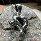 Yoga Pose Om Necklace