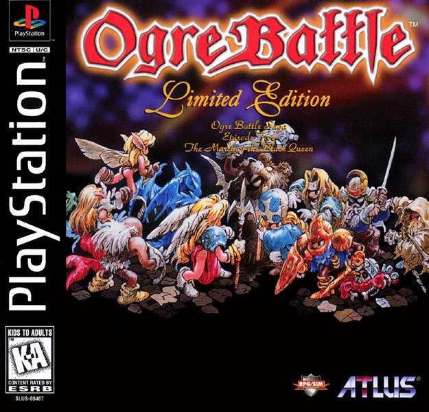 Ogre Battle: The March of the Black Queen (Playstation) - Game Manual Only