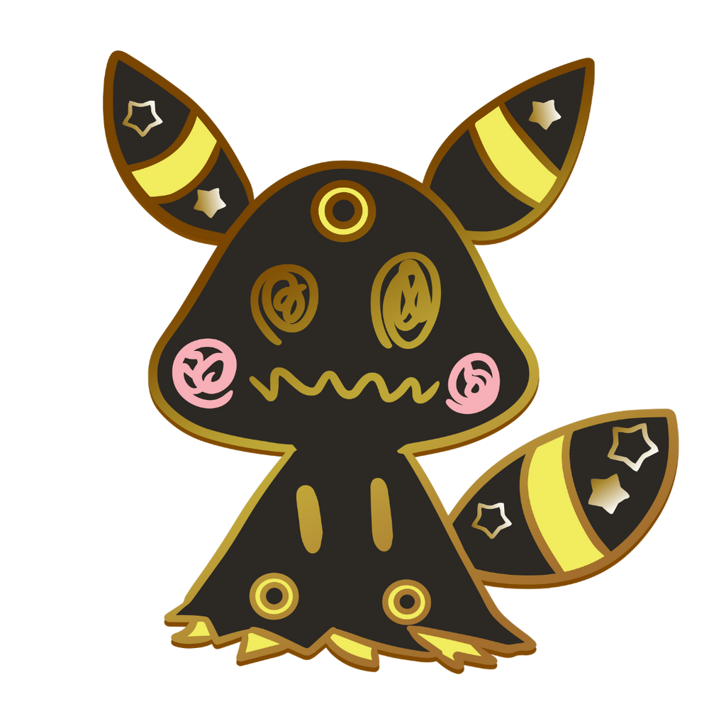 Pokemon: Mimikyu Umbreon Enamel Pin