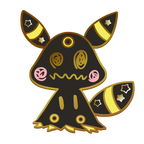 Pokemon: Mimikyu Umbreon Enamel Pin