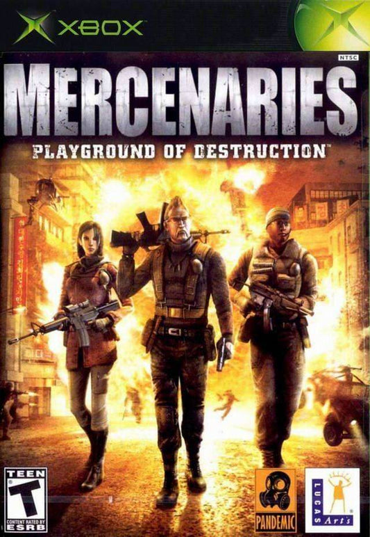 Mercenaries (Xbox) - Game Manual Only
