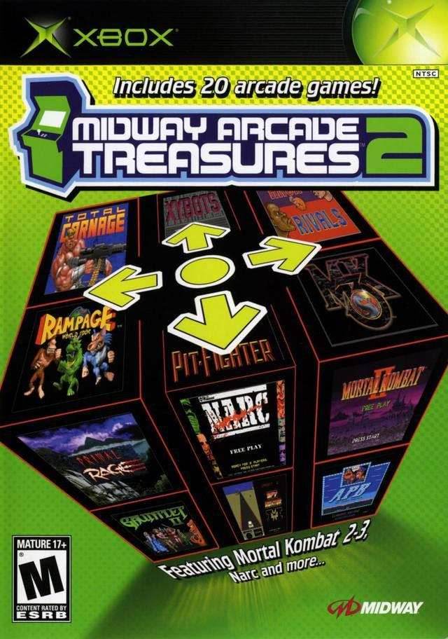 Midway Arcade Treasures 2 (Xbox) - Game Manual Only