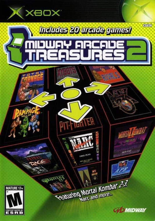 Midway Arcade Treasures 2 (Xbox) - Game Manual Only