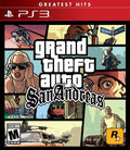 Grand Theft Auto: San Andreas (Greatest Hits) (Playstation 3) - Game Manual Only