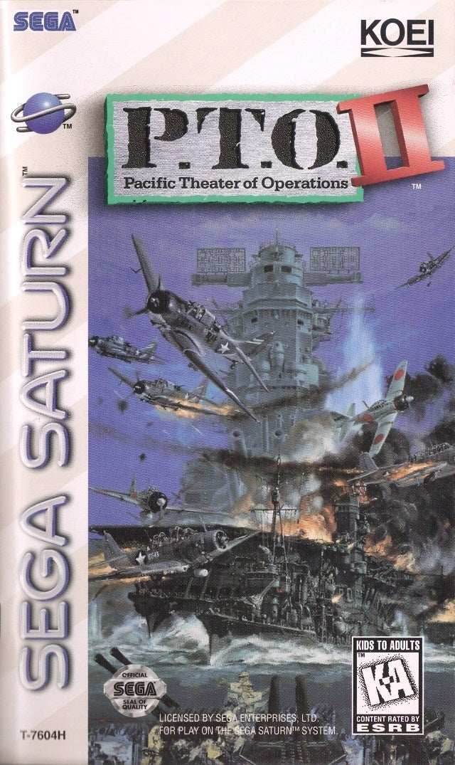 P.T.O. II: Pacific Theater of Operations (Sega Saturn) - Game Manual Only