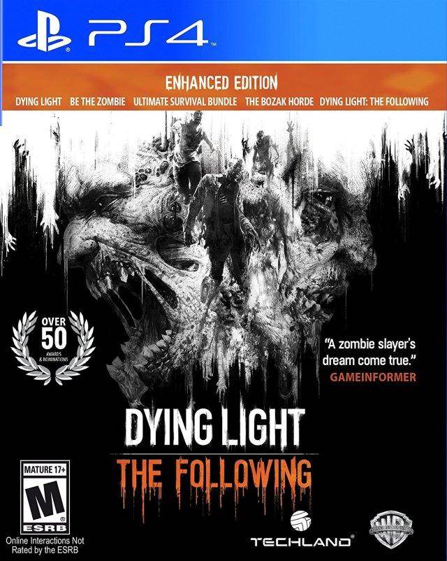 Dying Light The Following Enhanced Edition (Playstation 4) - Game Manual Only
