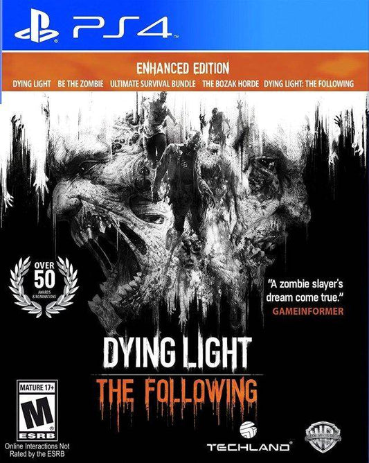 Dying Light The Following Enhanced Edition (Playstation 4) - Game Manual Only