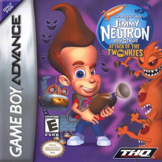 Jimmy Neutron Attack of the Twonkies (Gameboy Advance) - Game Manual Only