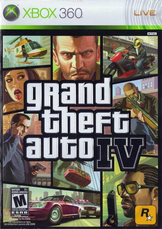 Grand Theft Auto IV (Xbox 360) - Game Manual Only