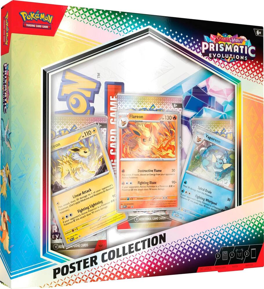 Prismatic Evolution Poster Collection | Pokemon | New