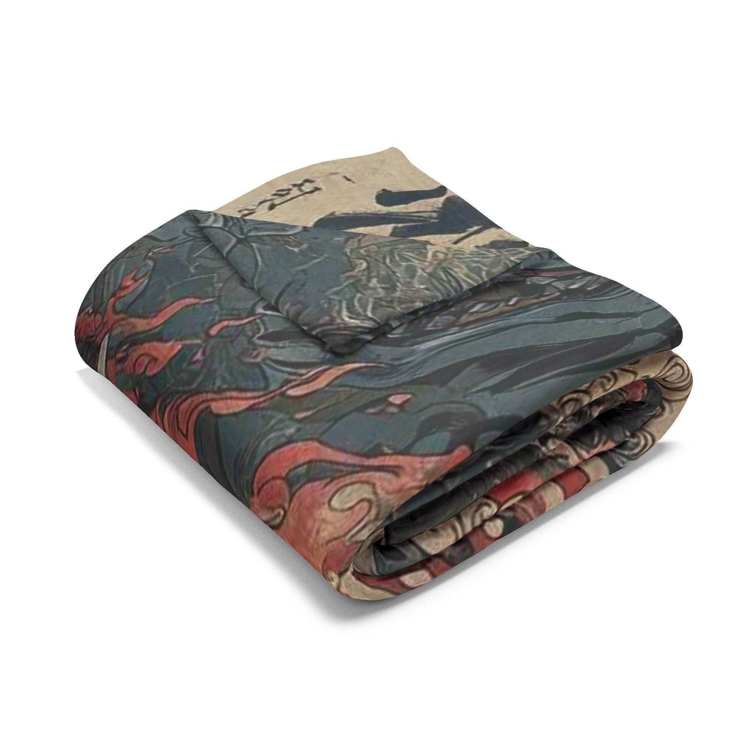 Japanese Art Car Arctic Fleece Blanket, Cozy Throw Blanket, Automotive Decor, Car Lover Gift, Comfortable Bedding, Unique Home Decor - 30'' × 40''