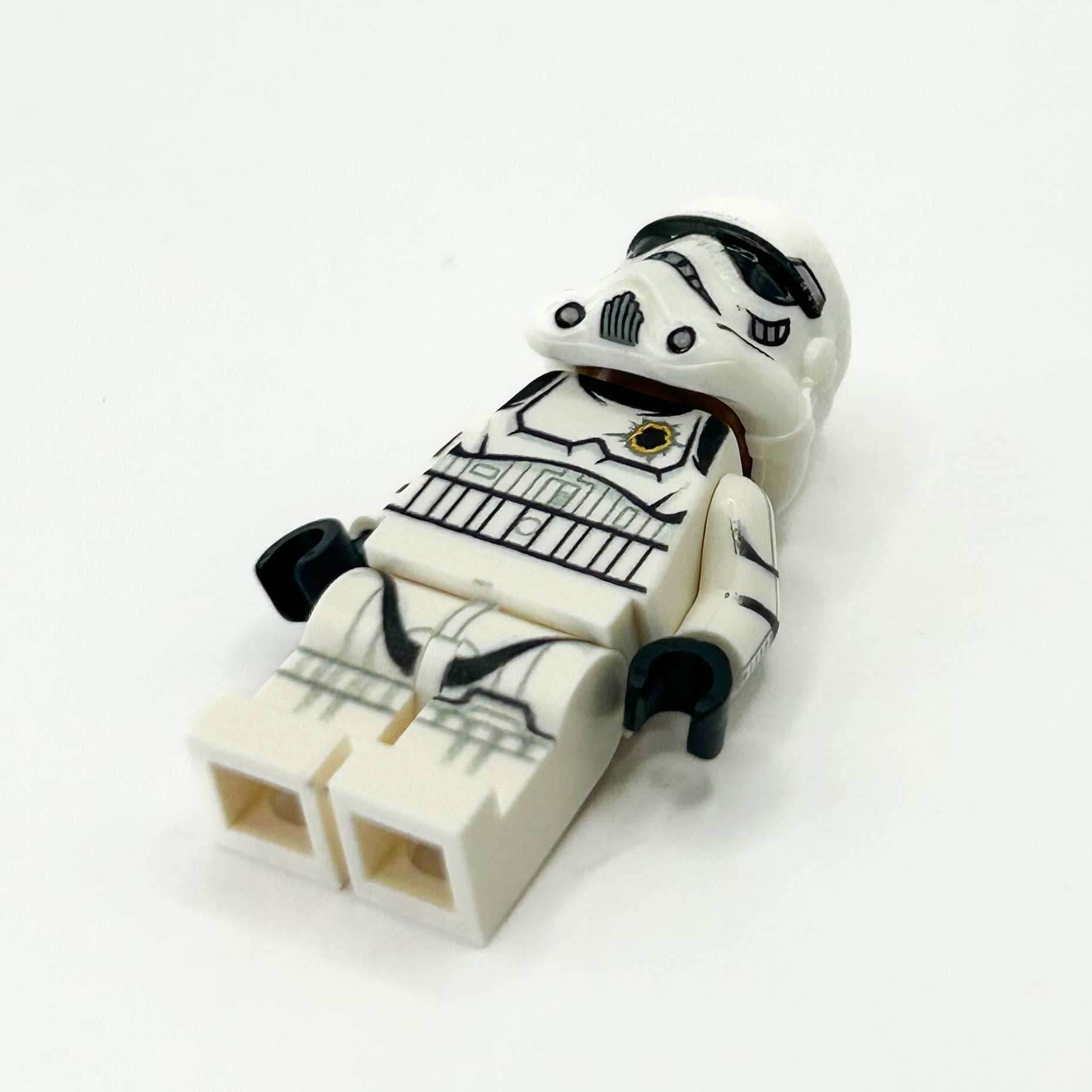 Custom Stormtrooper (Blaster Shot) Minifig - B3 Customs - 