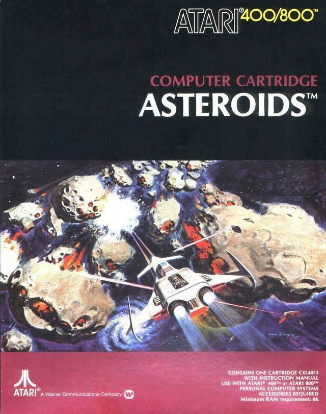 Asteroids (Atari 800) - Game Manual Only