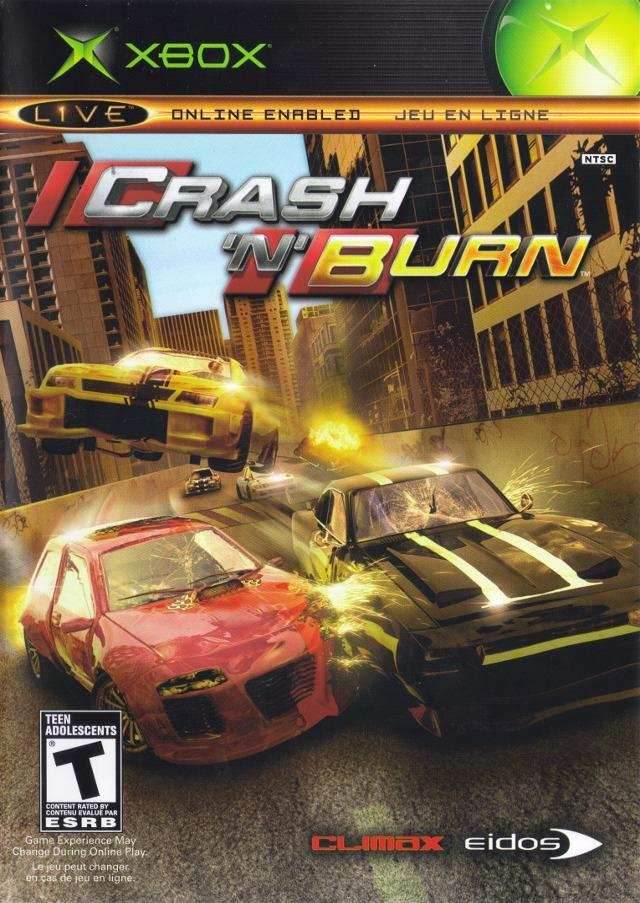Crash N Burn (Xbox) - Game Manual Only