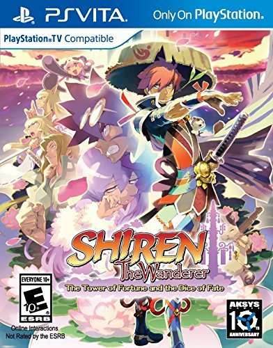 Shiren The Wanderer: The Tower of Fortune and the Dice of Fate (Playstation Vita) - Game Only