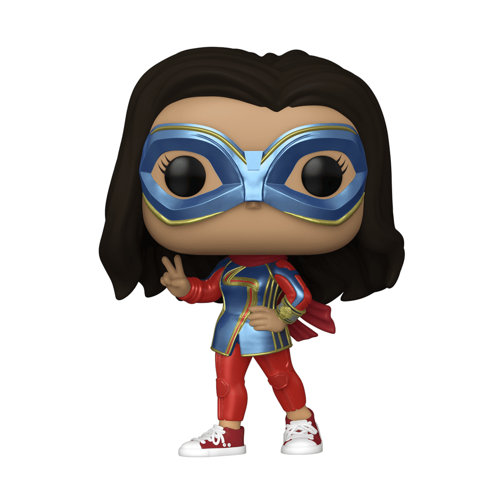 Funko Pop! Marvel Studios: Ms. Marvel - Ms. Marvel with Peace Sign - 