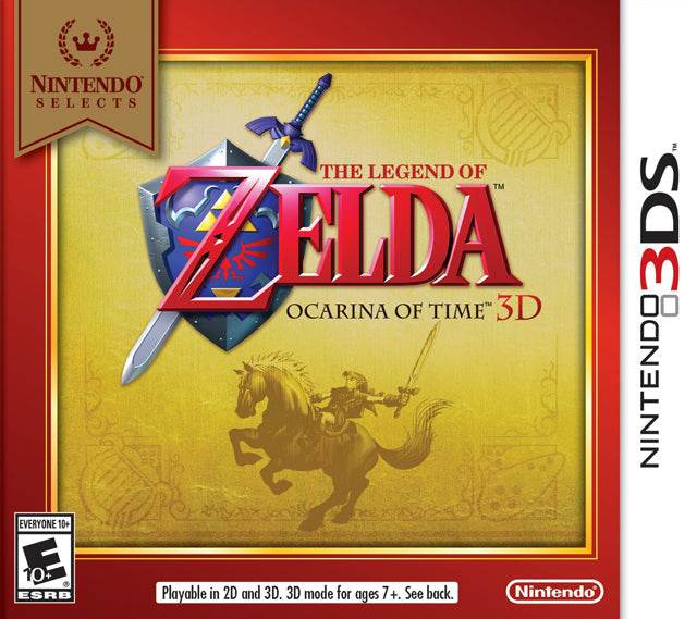 The Legend of Zelda: Ocarina of Time 3D (Nintendo Selects) (Nintendo 3DS) - Game Manual Only