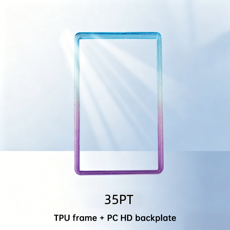 Glitter Gradient PSA Card Protector, Silicone Cover for PSA 35/10 Slabs, Sparkle TPU Sleeve for Pokémon