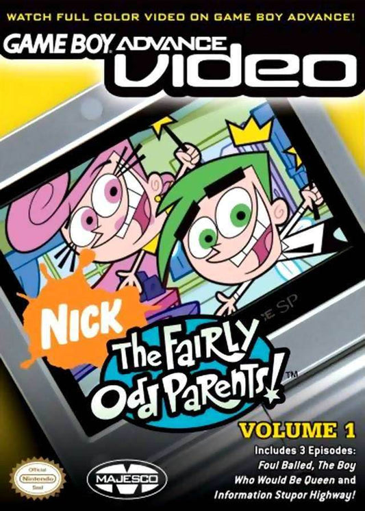 Gameboy Advance Video: The Fairly Odd Parents Vol1 (Gameboy Advance) - Game Manual Only