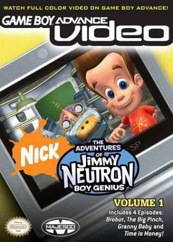 Game Boy Advance Video: The Adventures of Jimmy Neutron, Boy Genius - Volume 1 (Gameboy Advance) - Game Manual Only