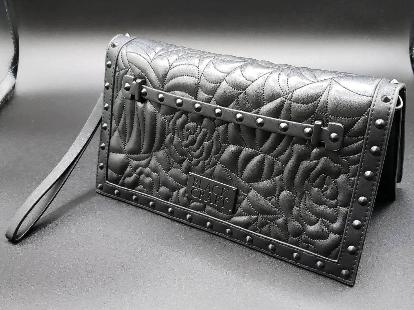 BlackCraft Cult Charlotte Spider Web Quilt Clutch - 