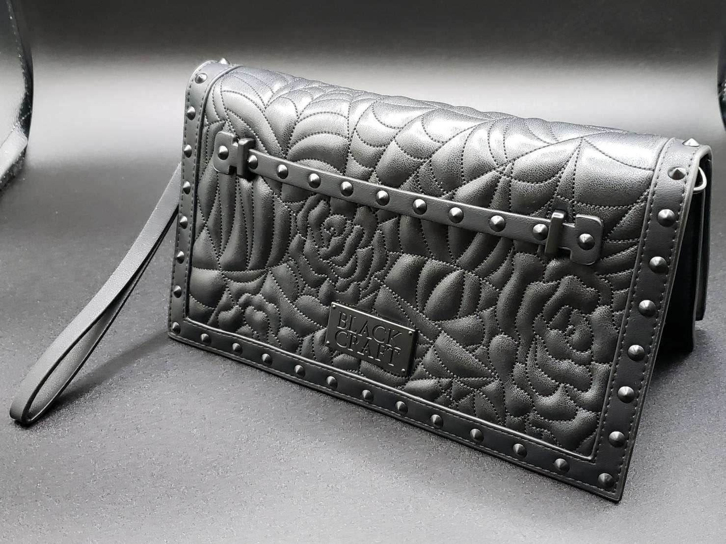 BlackCraft Cult Charlotte Spider Web Quilt Clutch - 