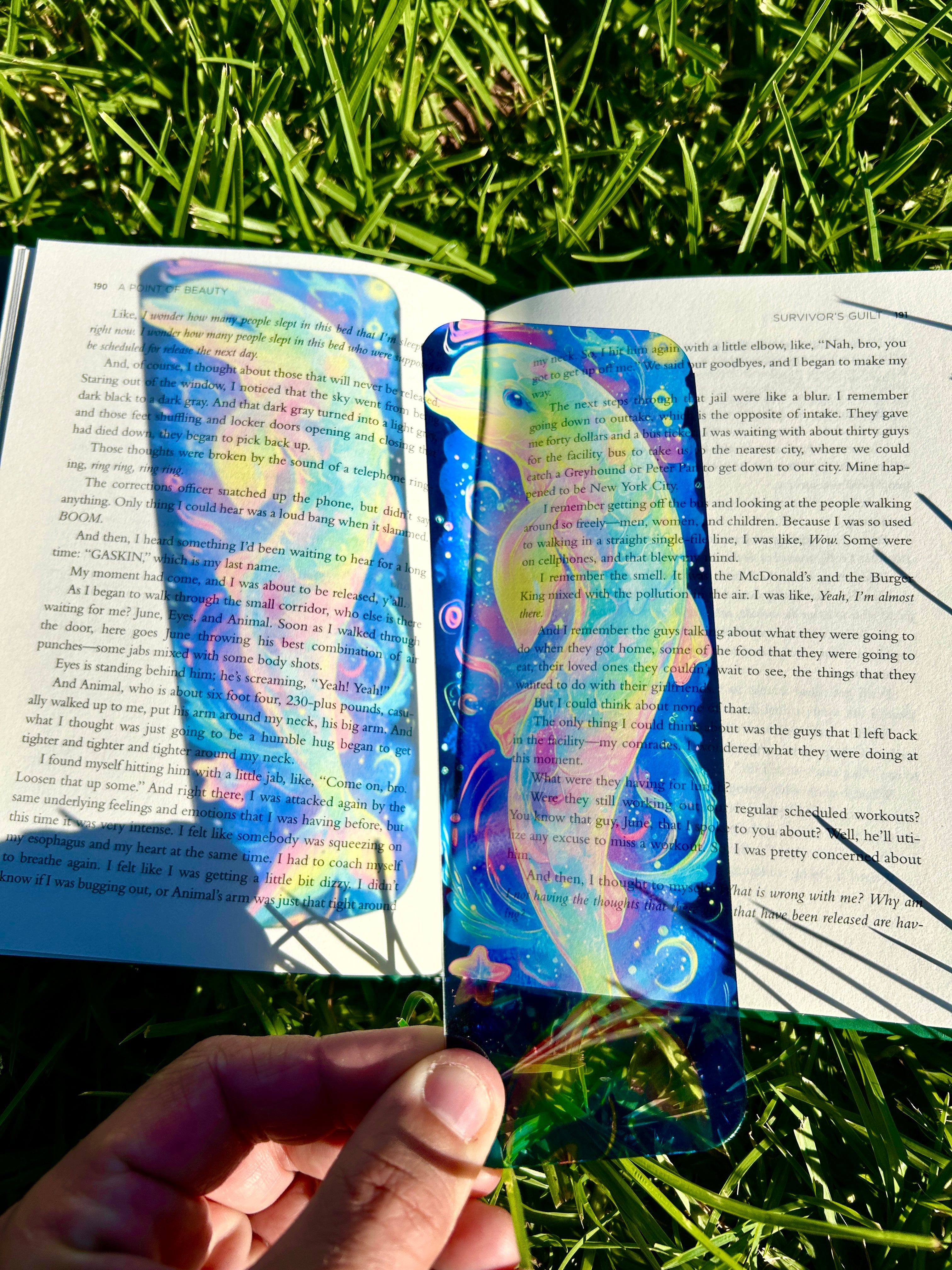 Dolphin Bookmark – Handmade Ocean Bookmark, Marine Life Page Marker, Sea Lover Gift, Aquatic Animal Bookmark