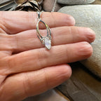 Moonstone Trinity Knot Necklace
