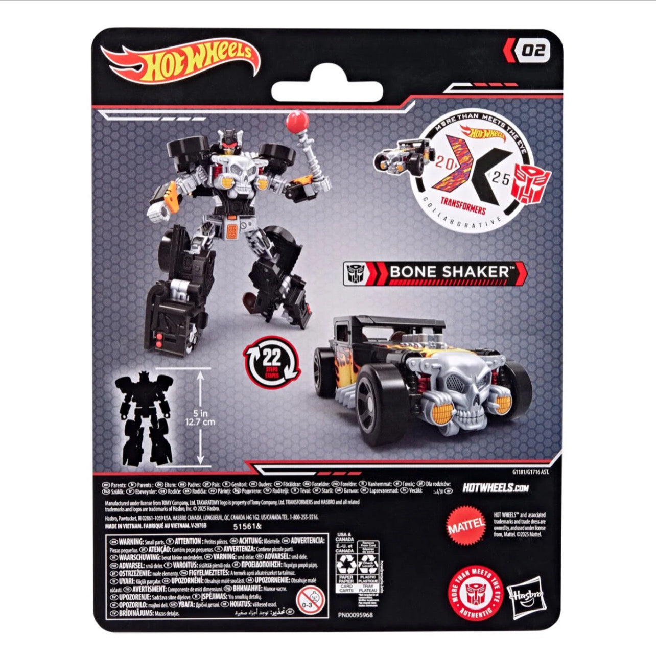 Transformers Collaborative Hot Wheels x Transformers Bone Shaker