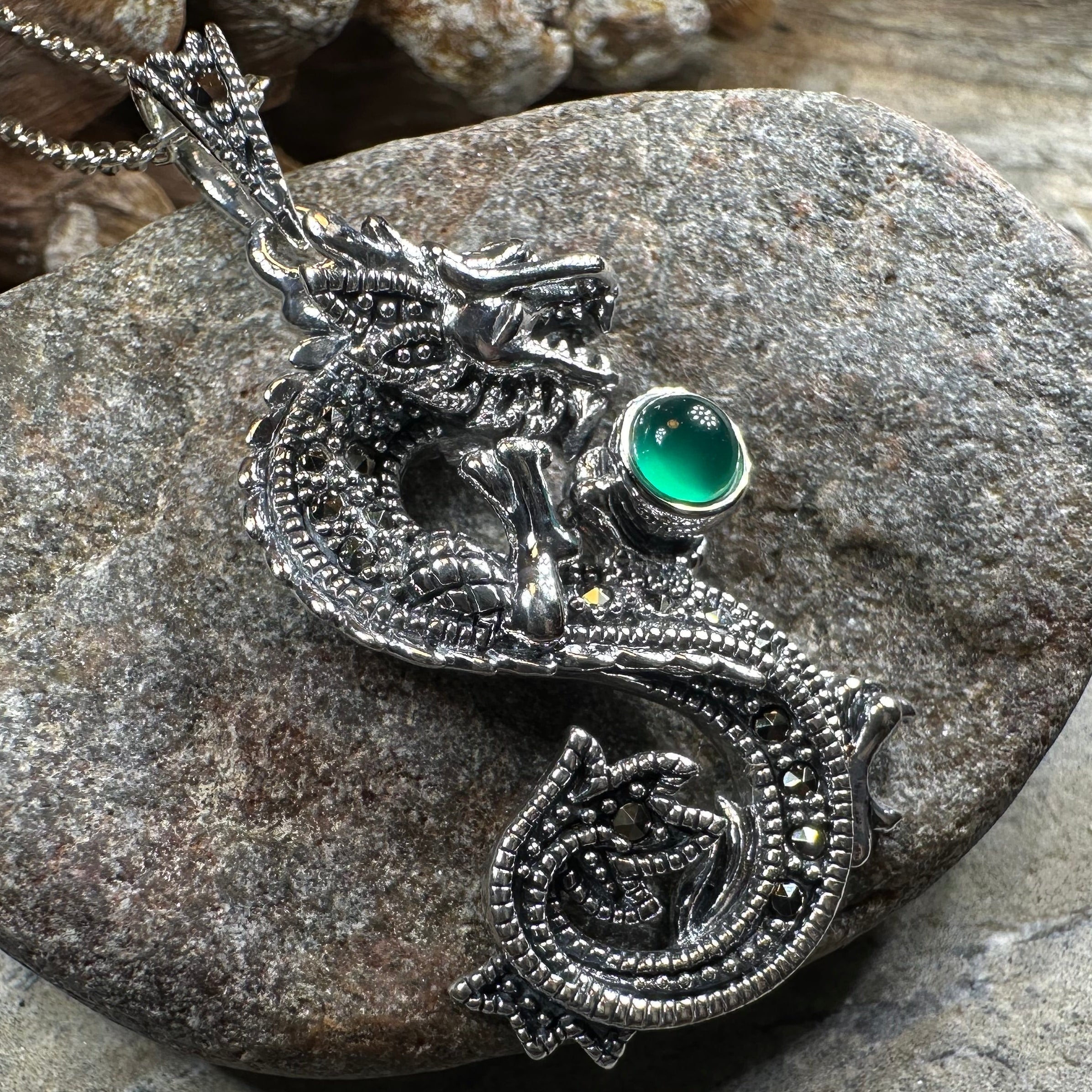 Keith Jack Celtic Dragon Necklace