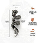 Fenrir Beard Rings (Silver - 4) - 