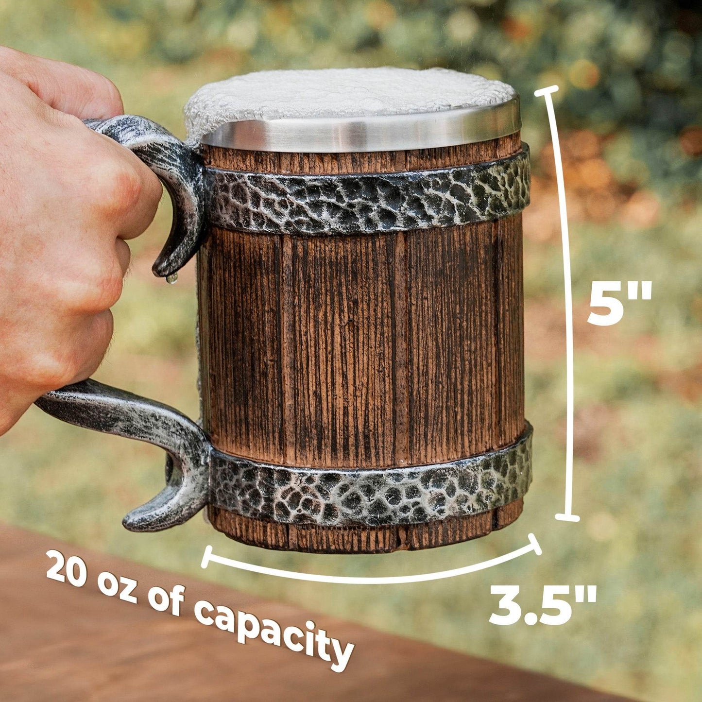Beer Barrel Tankard - 