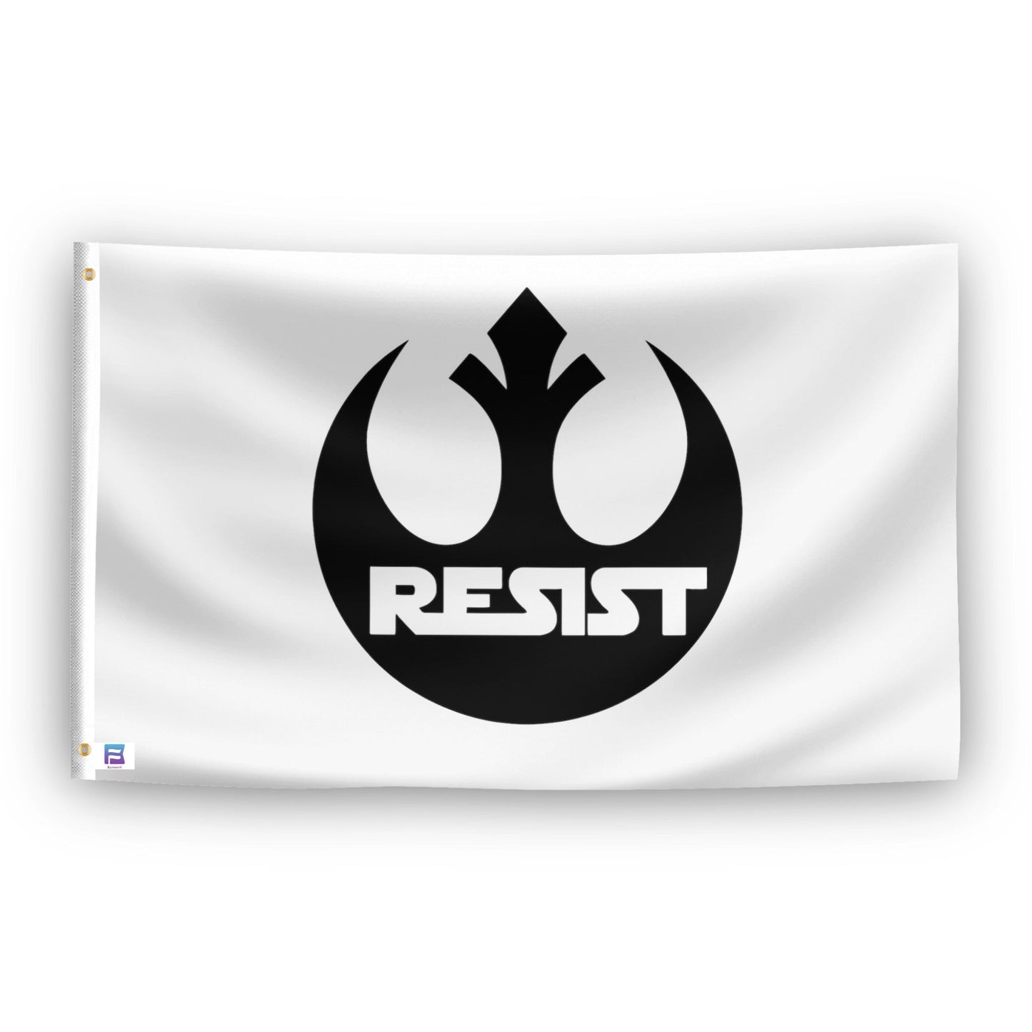 Star Wars Rebel Alliance Resist Flag (White)