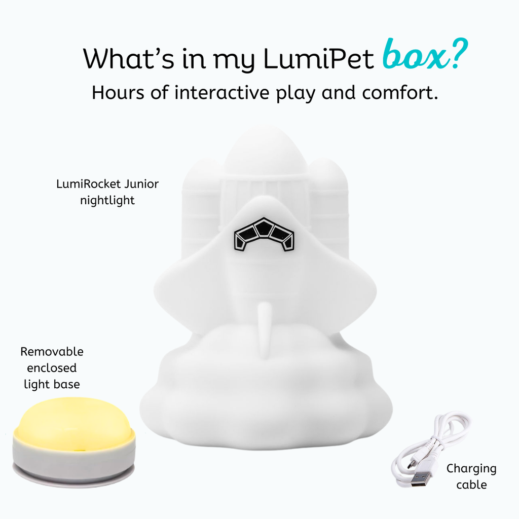 LumiPets® Rowdy the Rocket- Children's Touch Night Light Junior