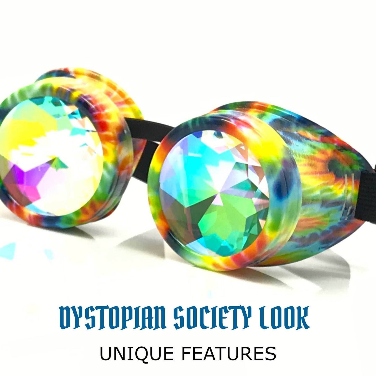 Rave Kaleidoscope Goggles hippy glasses - 