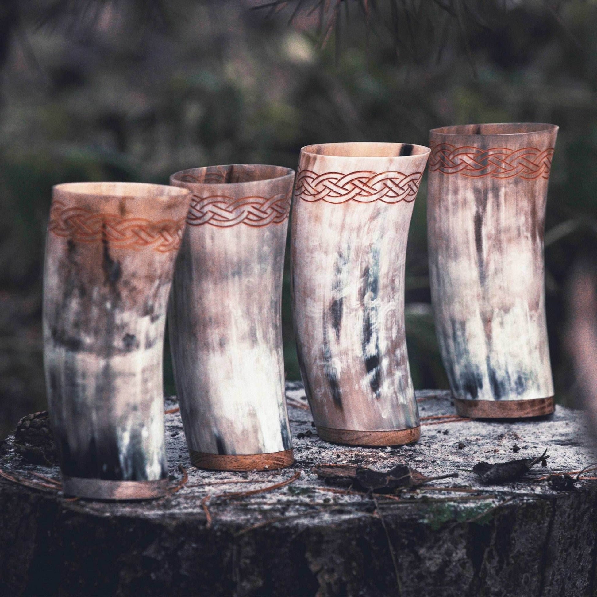 Horn Cups Set (4) - Classic Set