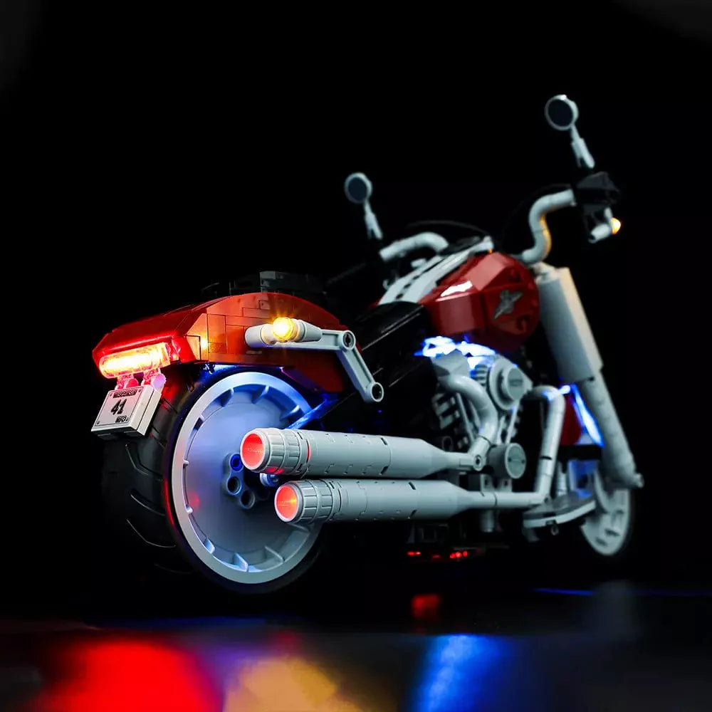 LEGO Harley-Davidson® Fat Boy® #10269 (Wheel Blue) Light Kit