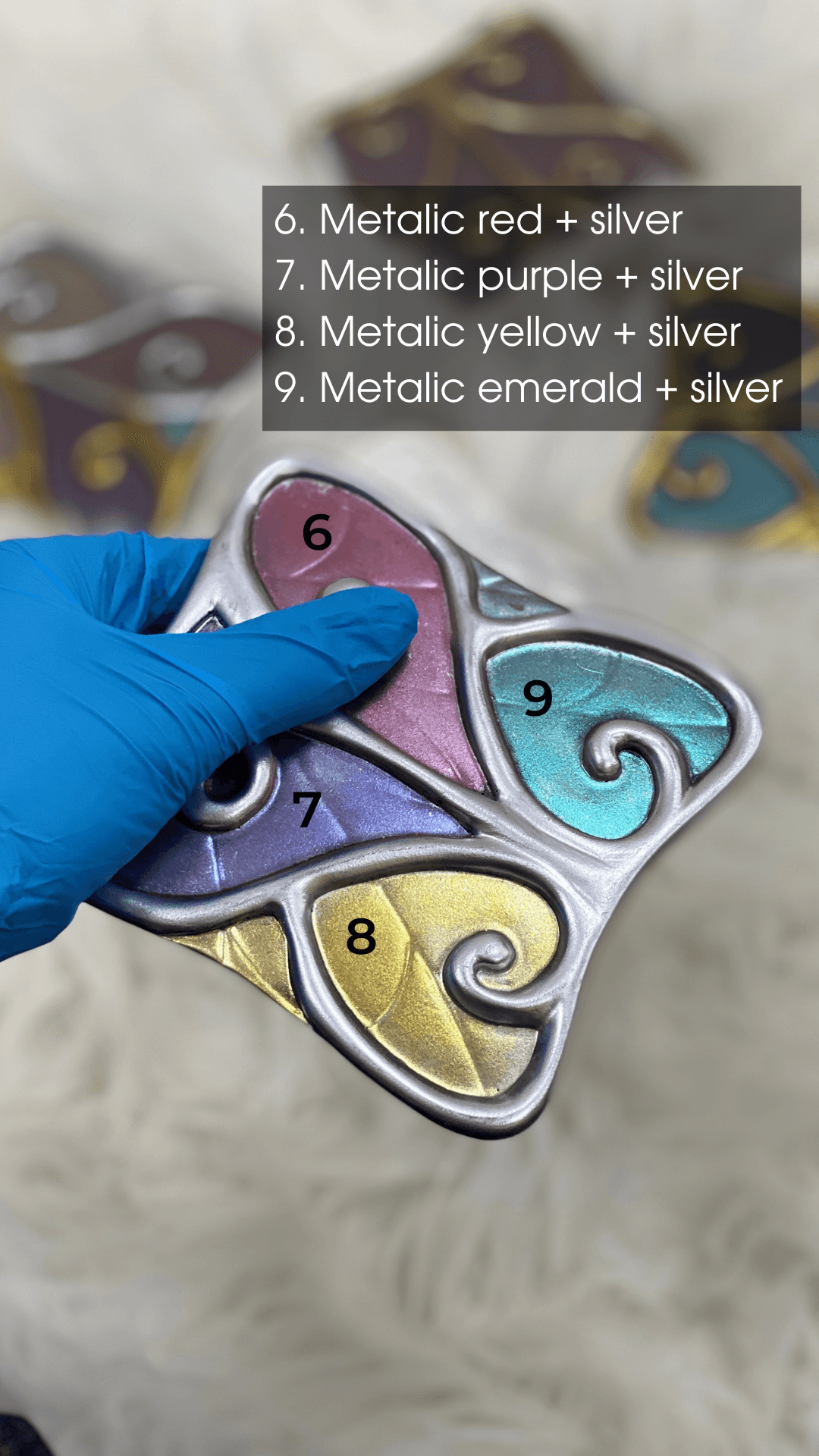 Fairy Armor Custom Colours Set - S / Metalic green + silver