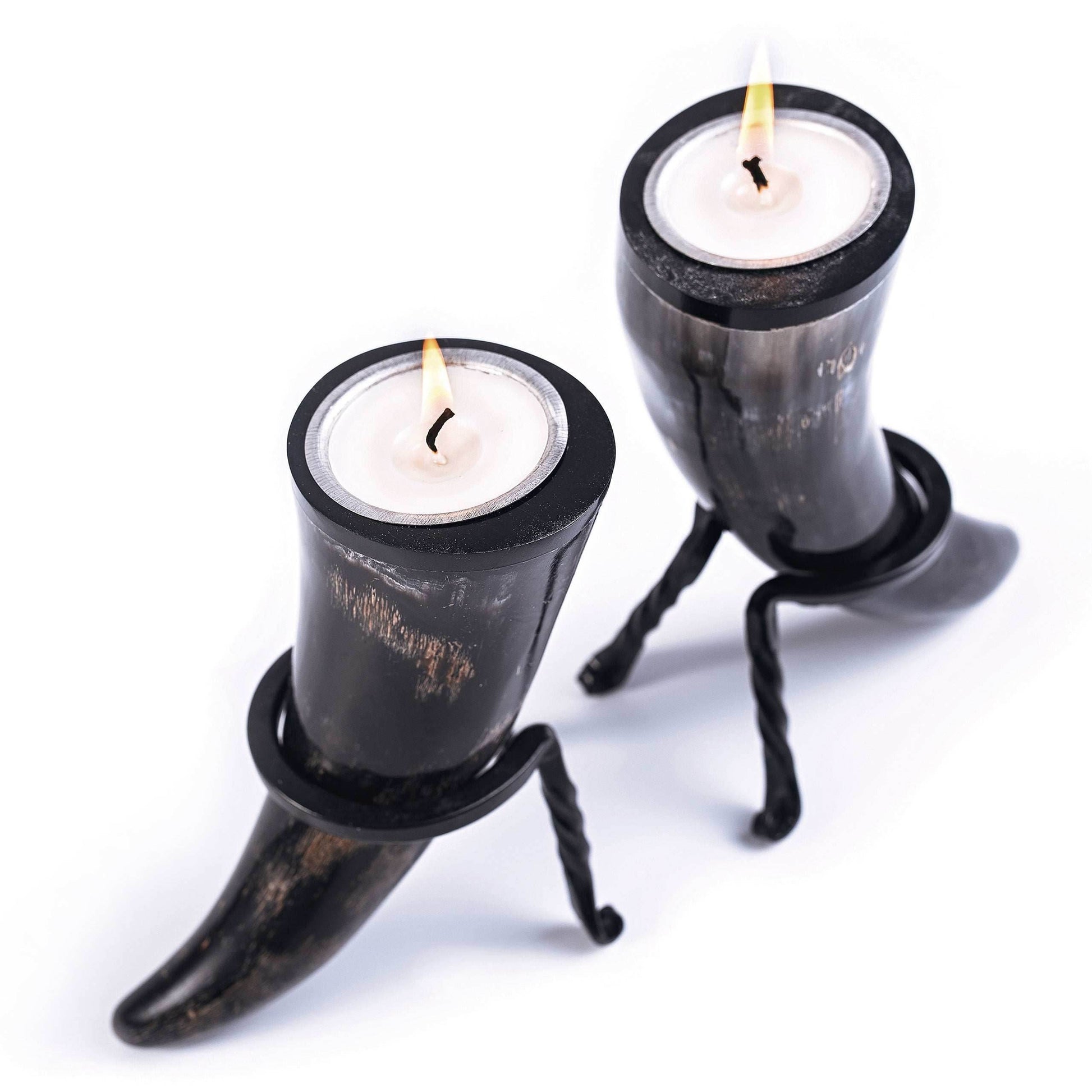 Tealight Candle Horn Set - 