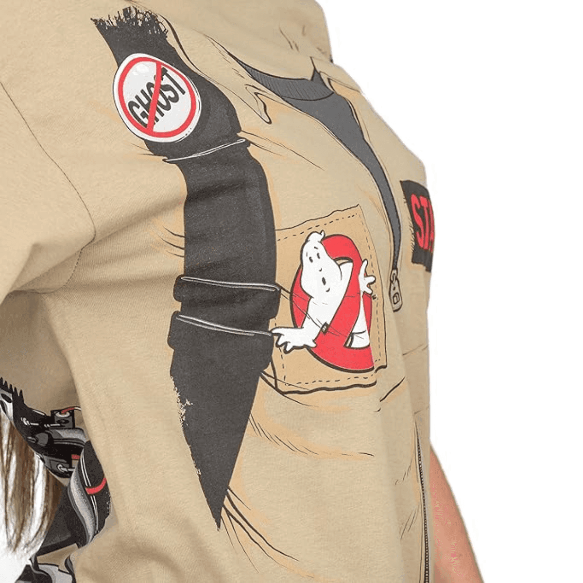 Ghostbuster Short Sleeve Costume T-Shirt with Back Print - XS
