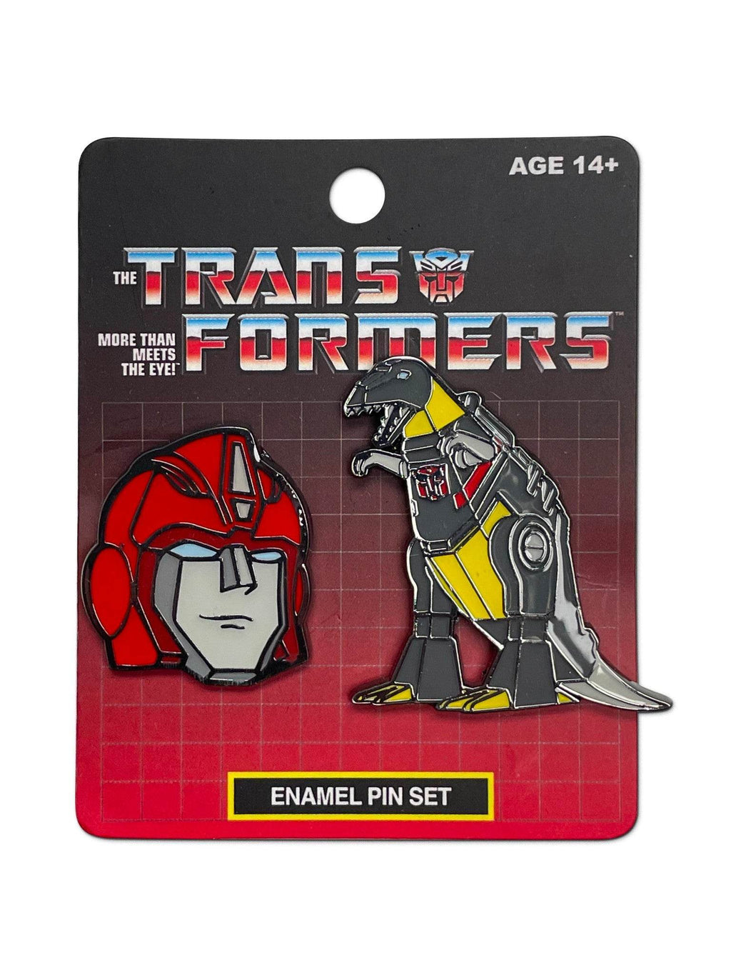 Transformers Autobots Hot Rod And Grimlock 2 Pack Enamel Pin Set - 