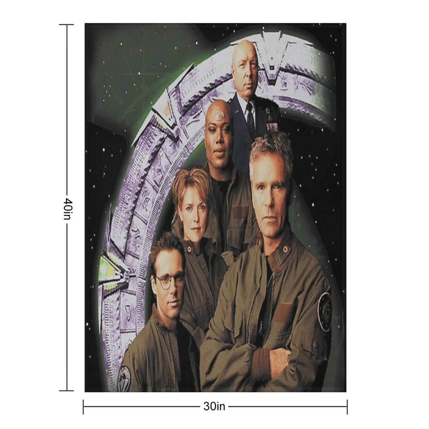 Stargate SG1 Throw Blanket