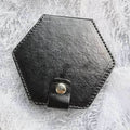 Leather & Flannel Box for DnD Dice Mtg Tabletop Gaming - 