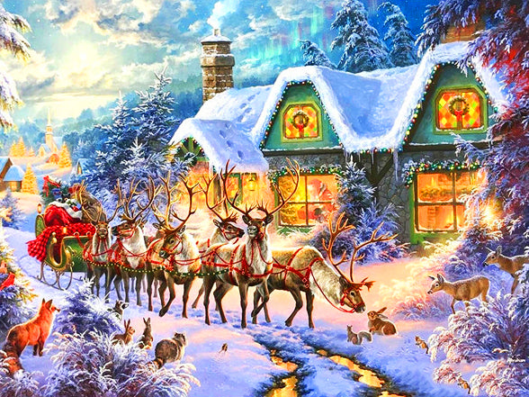 5D Diamond Painting Winter Landscape  Embroidery