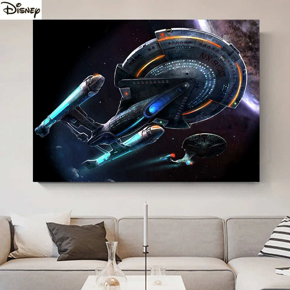 5D DIY square/round Diamond Painting Star Trek Cross Stitch Diamond Embroidery Pattern Rhinestone home decor J0813