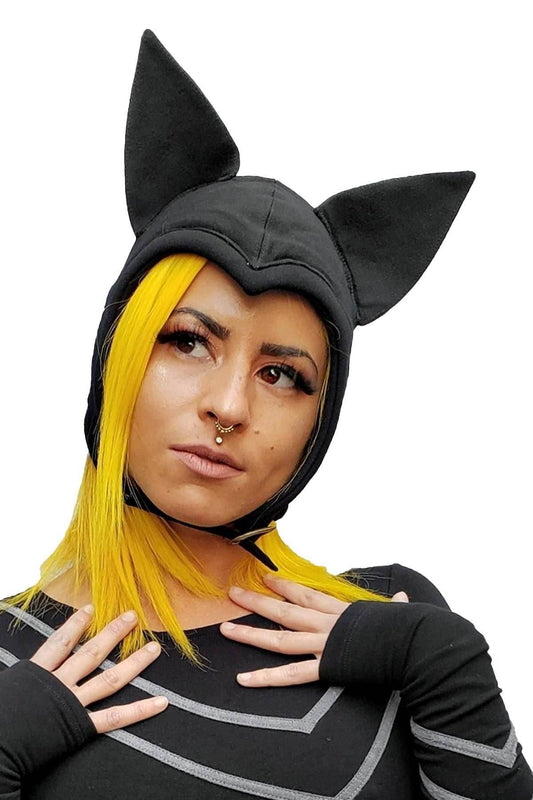 5D x Eyecon Bat Flight Helmet - cotton - Black Baby Terry / One Size