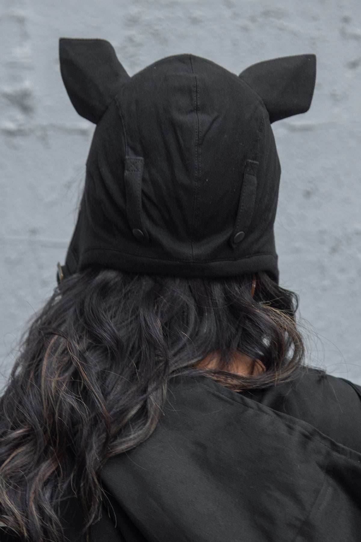 5D x Eyecon Black Sheep Flight Helmet - cotton - Black Baby Terry / One Size