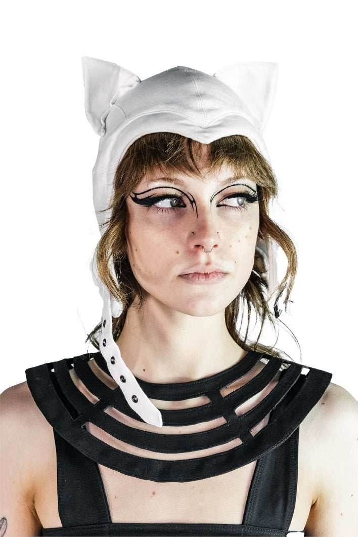 5D x Eyecon Cat Flight Helmet - cotton - Off White Baby Terry / One Size