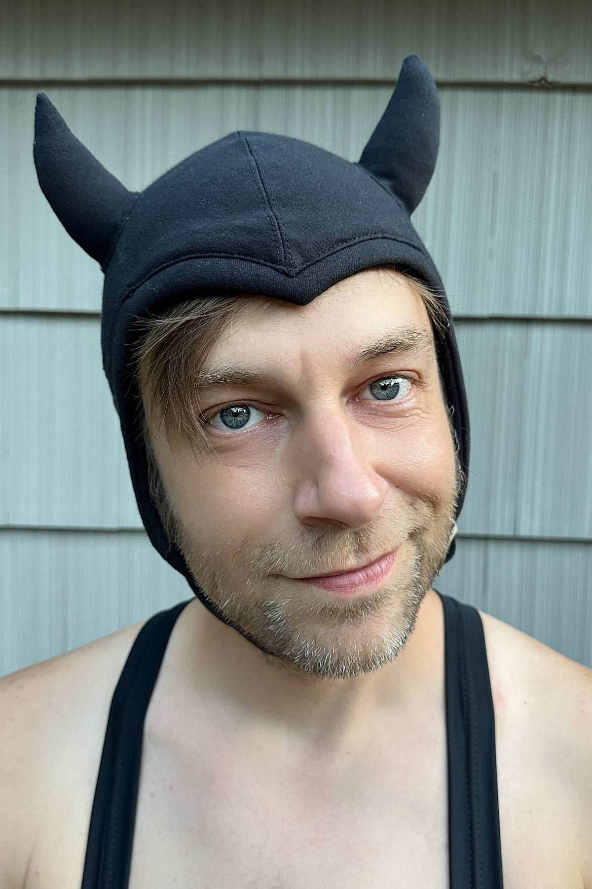 5D x Eyecon Devil Helmet - cotton - Black Baby Terry / One Size